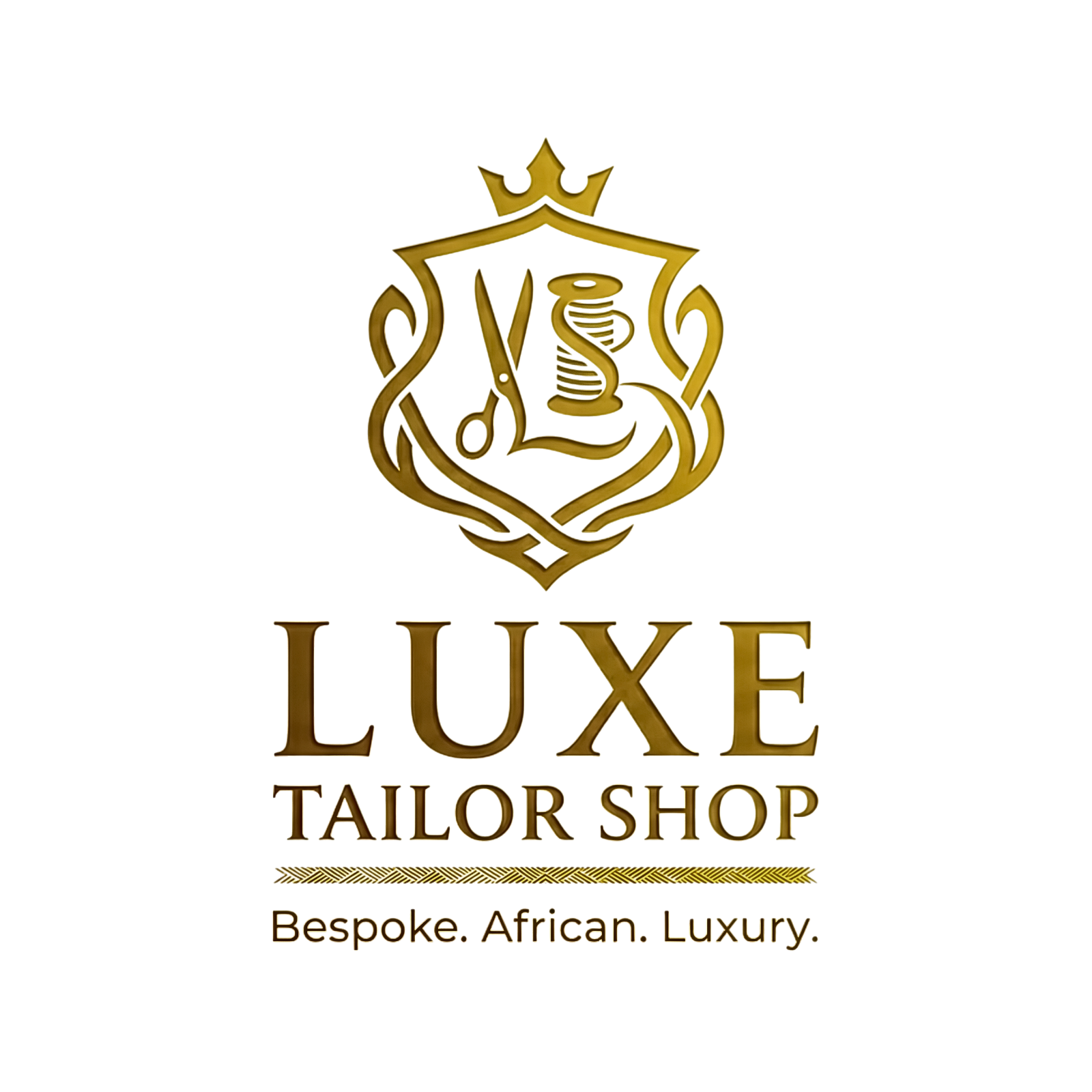 Luxe Tailor Shop Logo